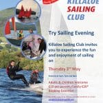 Try Sailing Evening Thursday 3rd May